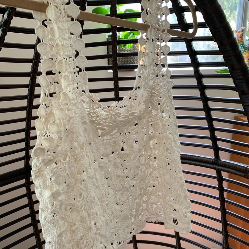 Crochet 70s style top size small